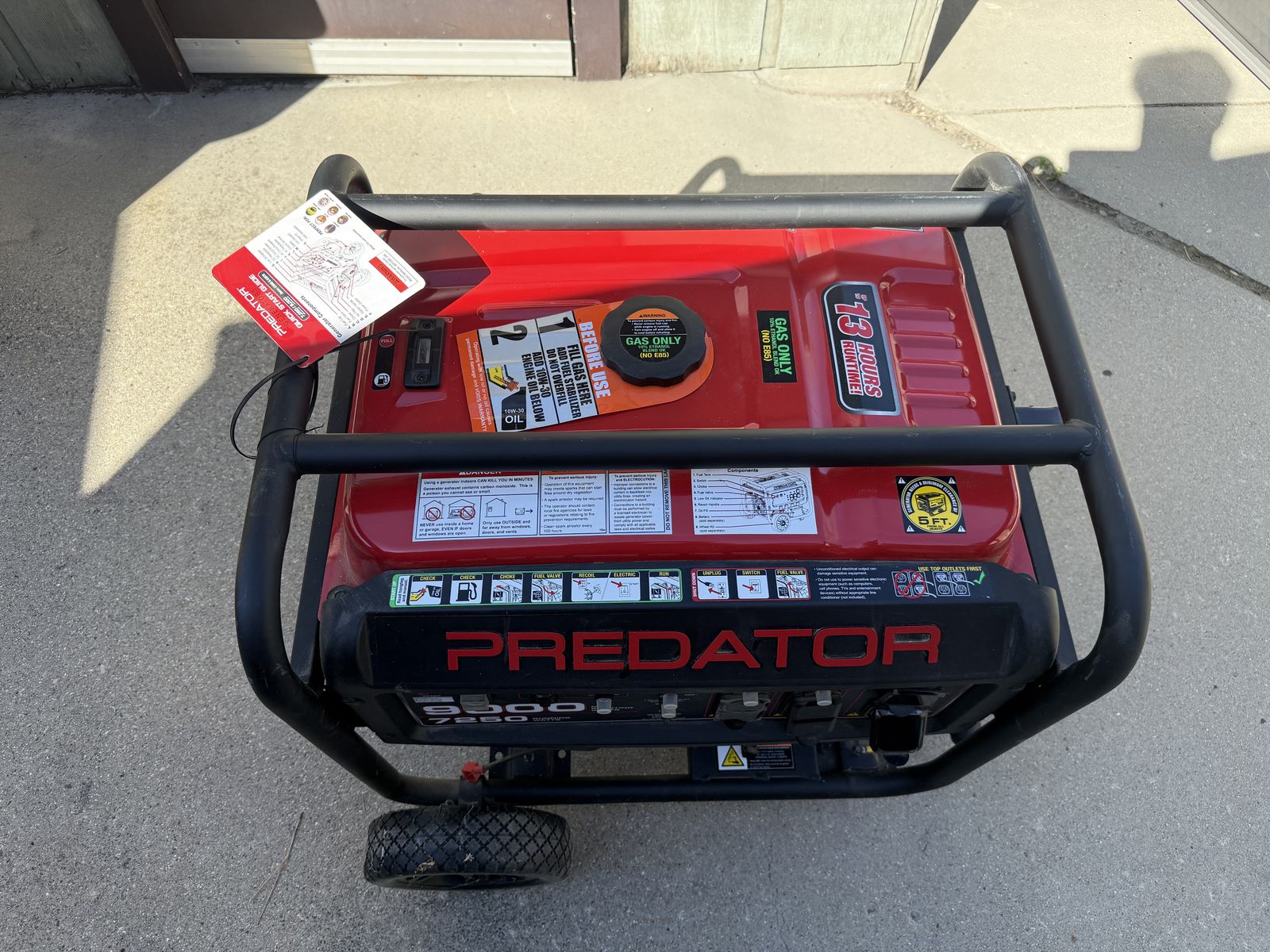 Generator - Never used.  Tags still attached