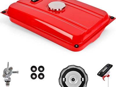 5 Gallon Generator Gas Fuel Tank with Filter Gauge Cap