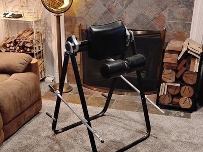 RETRO ORTHOPOD Gravity Traction Apparatus Back Stretcher Decompression inversion table