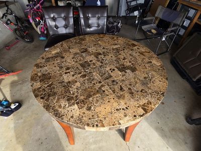 Steve Silver Montibello Stone Mosiac Table/Chairs
