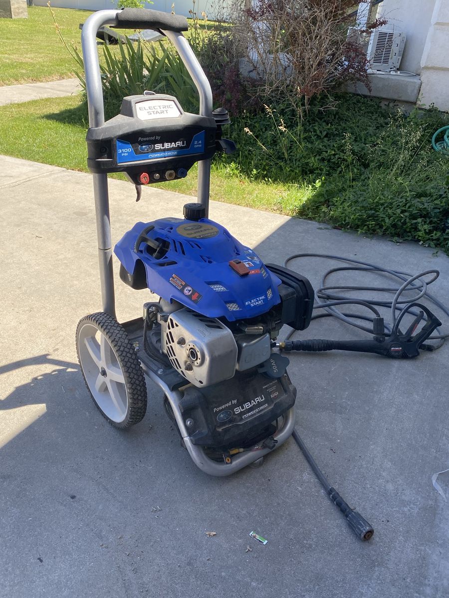 Subaru Powerstroke PS80979E 3100 PSI 2.4 GPM Electric Start Gas Pressure Washer