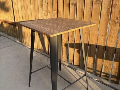 Lumisource industrial pub table