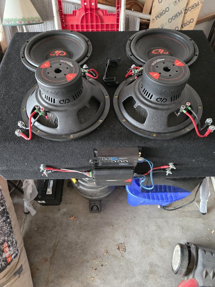 DD Audio Subwoofers with SounDigital EvoX amp and LC2i Converter