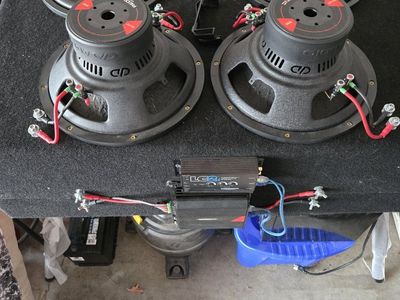 DD Audio Subwoofers with SounDigital EvoX amp and LC2i Converter