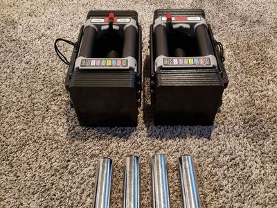 Powerblock Adjustable Dumbbells (5-50 lbs.) Great Condition!