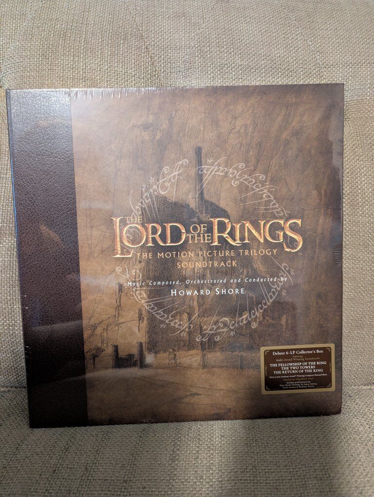 Lord of the Rings Trilogy Soundtrack - LOTR vinyl