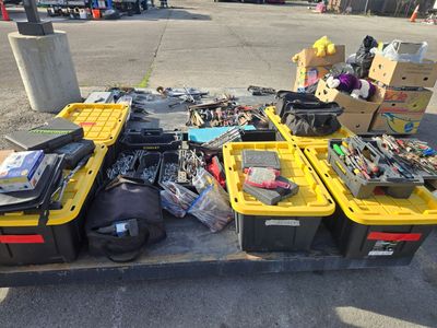 Yard Sale Of Tools And Home Good