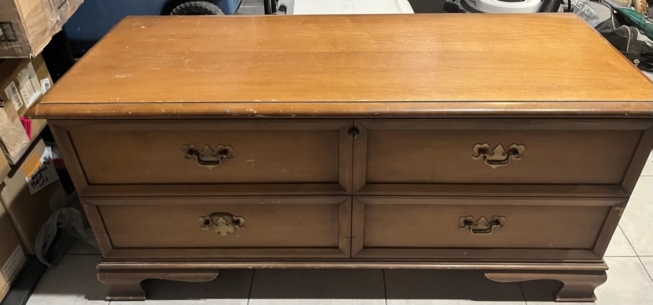 vintage cedar hope chest