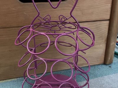 Pink Bunny Spice Rack // Spinning Earring Display