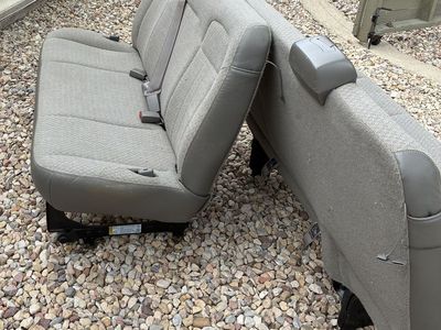2 van bench seats with seatbelts FREE