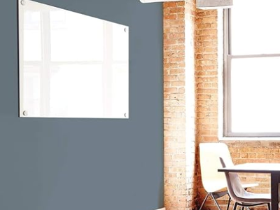 Quartet Dry Erase Board, Magnetic Whiteboard 4' x 3', Glass Board for Wall, Infinity, Brilliance White (G24836W)
