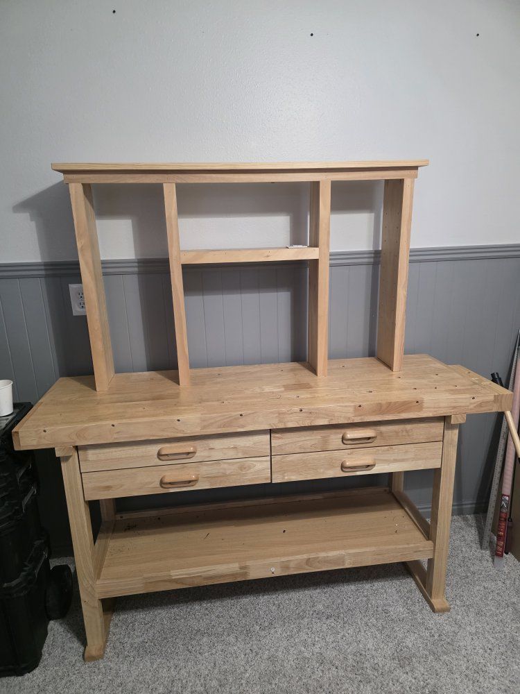 YUKON 60 in., 3-Drawer Hardwood Workbench