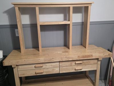 YUKON 60 in., 3-Drawer Hardwood Workbench