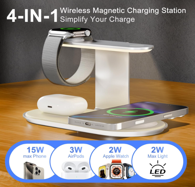 New in box 4-in-1 for Magsafe Wireless Charging