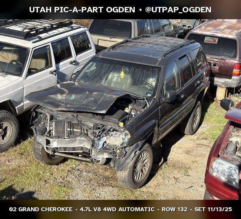 2002 Jeep Grand Cherokee WJ Parts - UTPAP Ogden