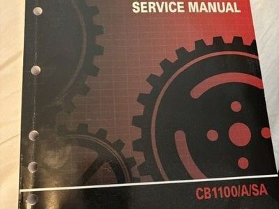 Honda Motorcycle Service Manual for CB1100 Years 2013-2014