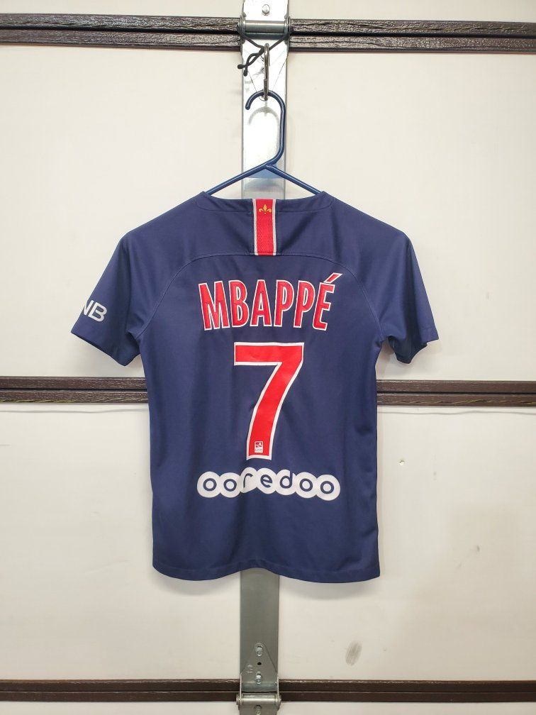 Rare Mbappe #7 Soccer Jersey - Youth Large