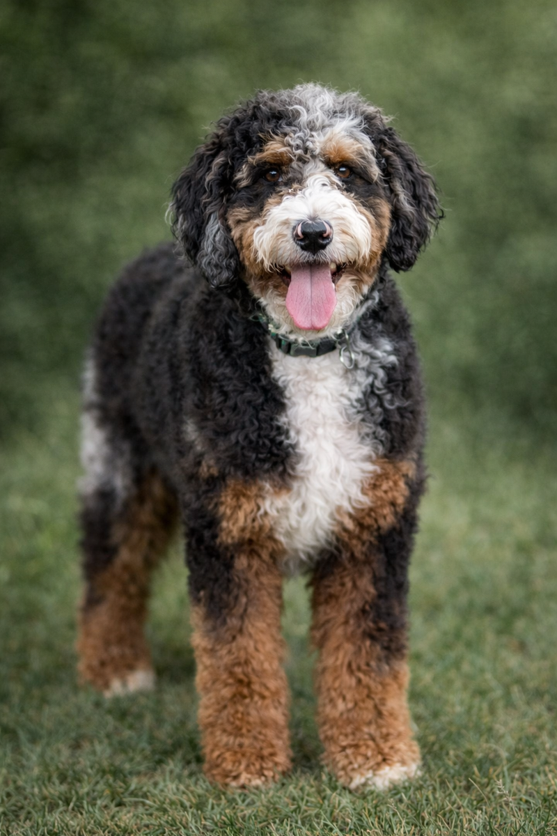 Bernedoodle Stud- Tri-Color Phantom Merle Carrier
