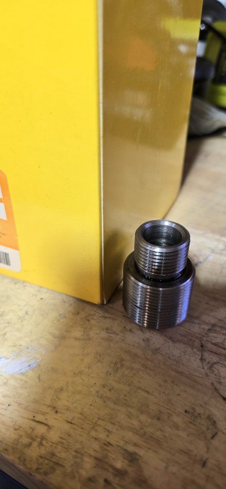 Duramax cat filter adapter