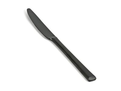 Black Matte Stainless Steel Dinner Knife