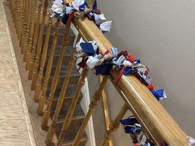 4th of July Lighted Garland Decoration