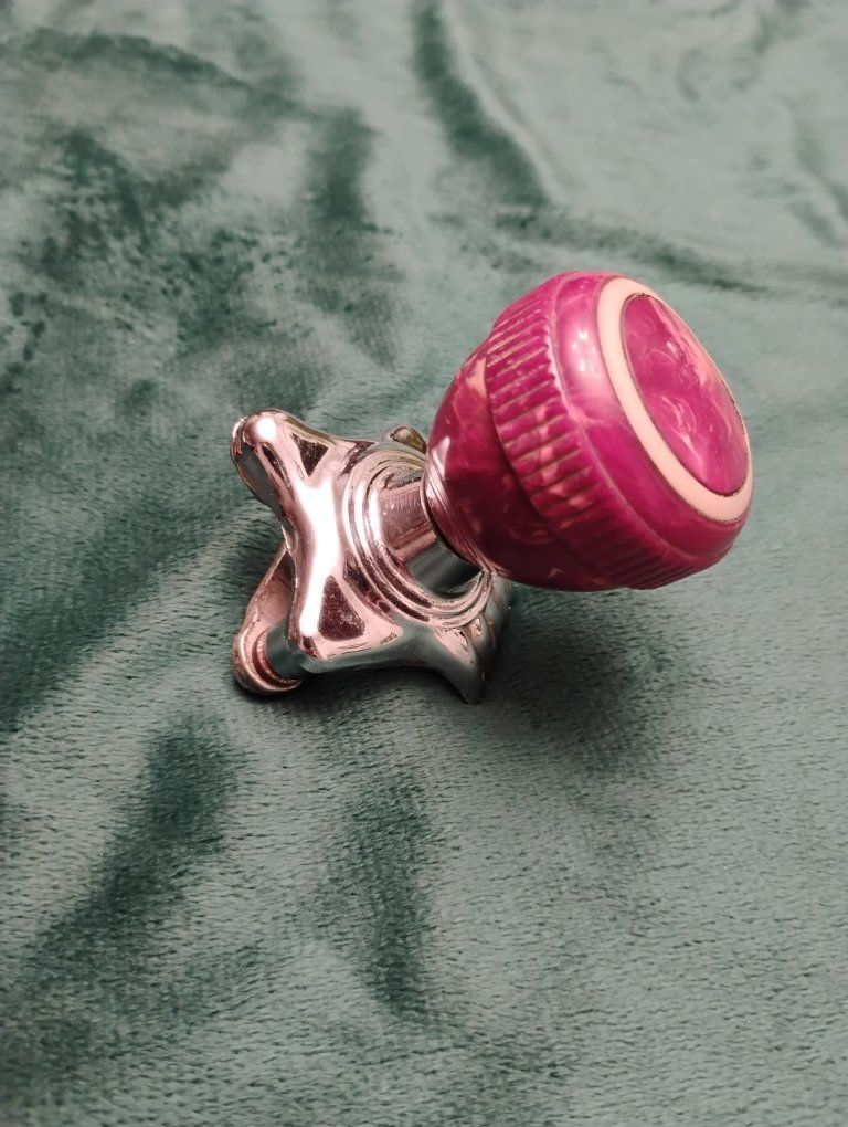 Vintage Santay Chicago Steering Wheel Suicide Spinner Knob Red Swirl
