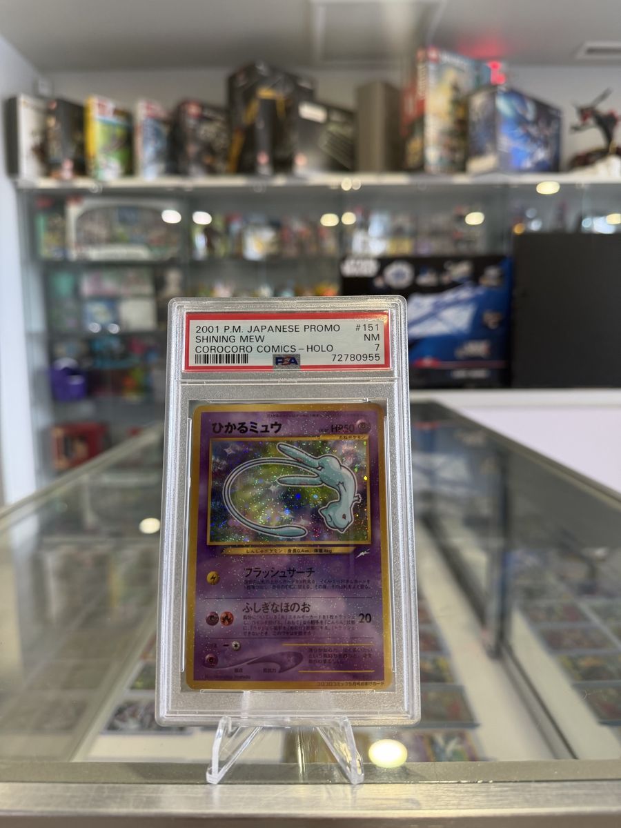 PSA 7 Shining Mew 151 Holofoil Promo Corocoro Comics Pokemon Japanese
