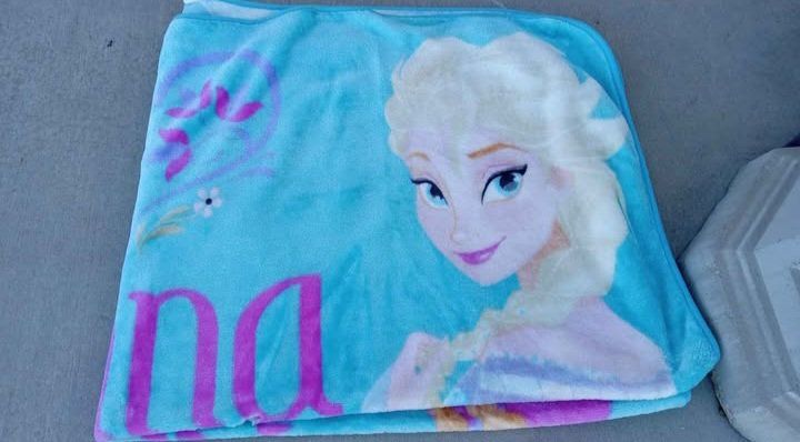 Frozen Blanket and Big Blue Quilt