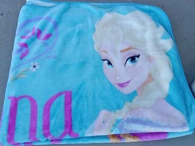 Frozen Blanket and Big Blue Quilt