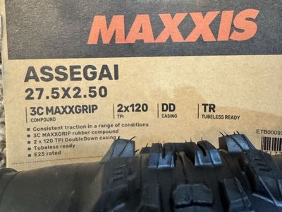 Assegai 27.5x2.5 mtb DD tire