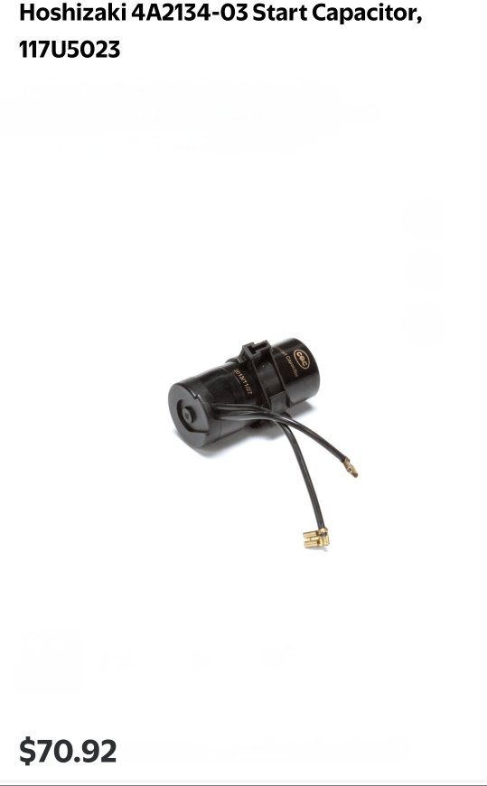 Hoshizaki 4A2134-04 Start Capacitor #117