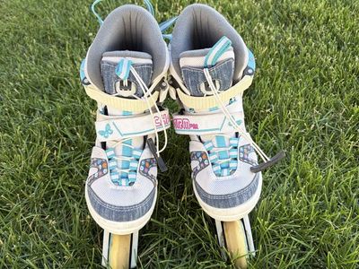 K2 Charm Pro Adjustable Inline Skates – Girls’ Sizes 11-2