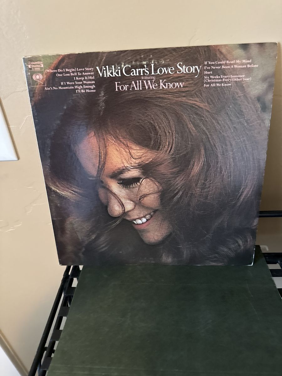 Vikki Carr's Love Story Vinyl LP - Columbia Records Stereo