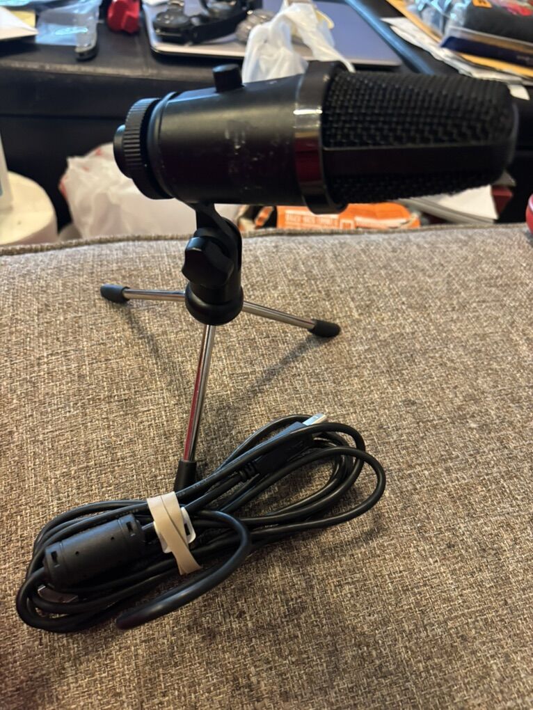 Like New Small Condensor Microphone W/stand