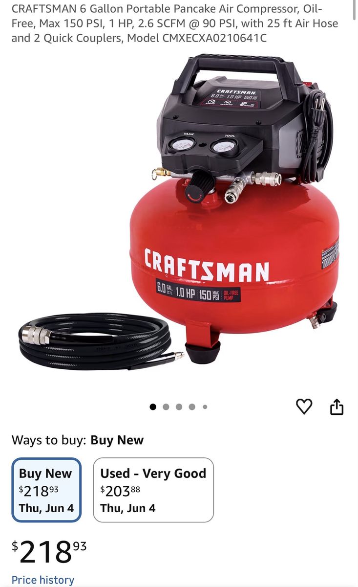 Craftsman Air Compressor