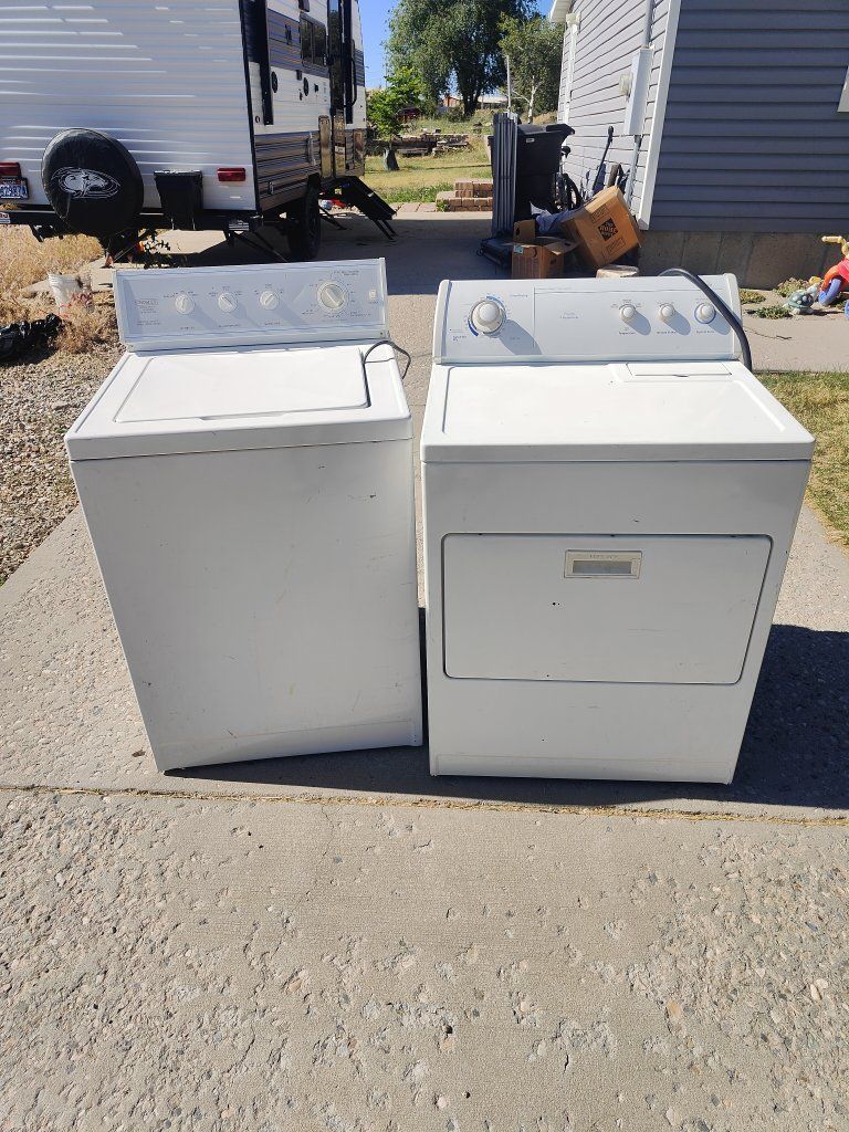 washer and dryer