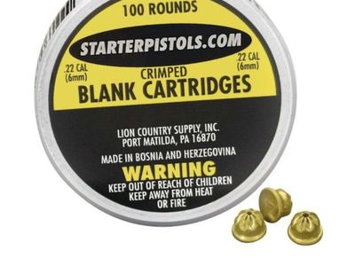 Crimped Blanks for Competition Starting Pistol