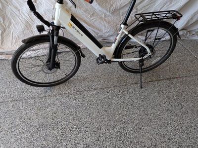 Heybike Electric Bicycle - White 26" Wheels, Electric Motor, UL Certified