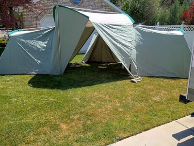 Springbar Leisure Port with 4 Bedroom Tent modules. Great condition, all matching
