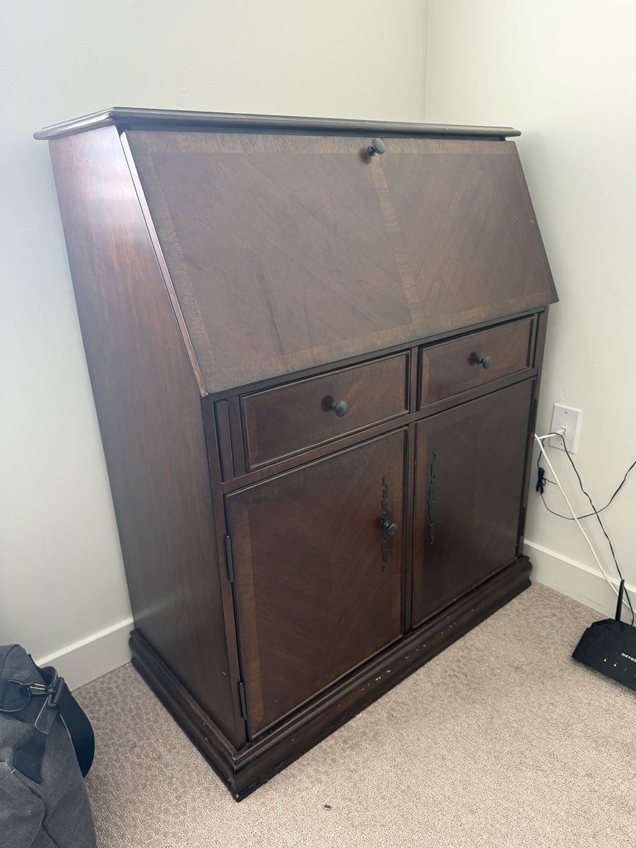 Solid Cherry Oak Desk Drawer
