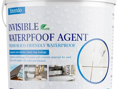 Transparent Waterproof Coating, 5 Gallon Clear Anti Leakage Sealant (2 available)