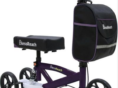 BlessReach Knee Scooter for Adults for Foot Injuries, Dual Braking System.
Excellent Conditions! Almost New