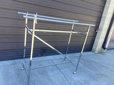 Clothing Rack featuring a heavy-duty steel Z-brace I have 7 racks