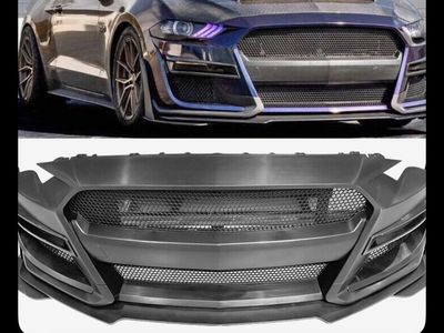 2015-2017 Ford Mustang GT500 Style Front Bumper Conversion Kit - Complete Set