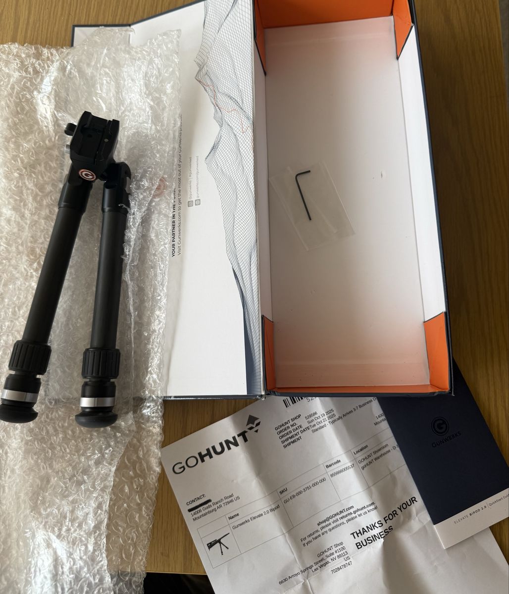 Gunwerks Elevate 2.0 Bipod