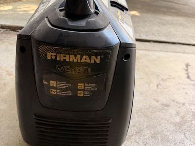 Firman W2100i Portable Inverter Generator (2100 Starting / 1700 Running Watts)