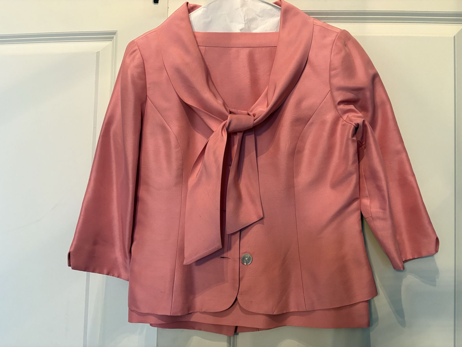 Talbots Petites Silk Top & Skirt Set Sz 6