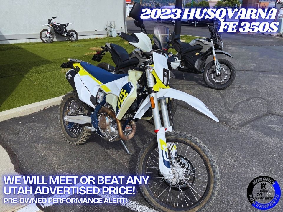 2023 Husqvarna FE 350s with only 2,025 miles for just $7,400!