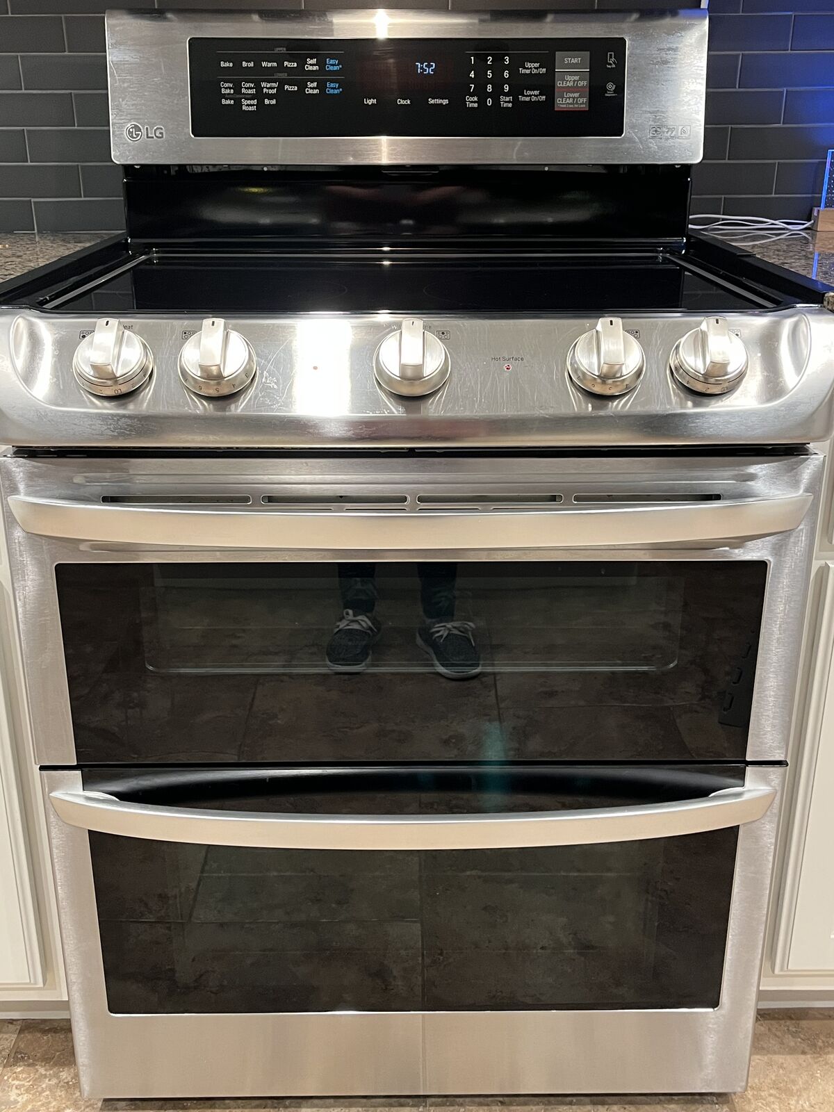 Lg electric range / double oven
