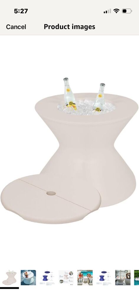 NEW Ledge Lounger in-Pool Side Table Ice bin